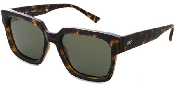 Sluneční brýle HIS model 38106, barva obruby hnědá lesk, čočka zlatá zrcadlo polarizovaná, kód barevné varianty 2. 