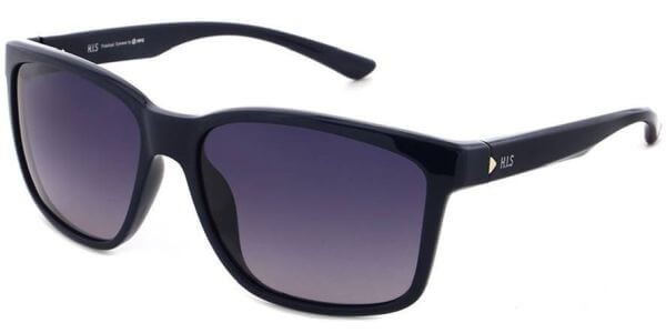 Sluneční brýle HIS model 38112, barva obruby modrá mat, čočka šedá gradál polarizovaná, kód barevné varianty 2. 