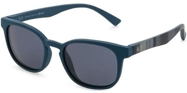 Sluneční brýle HIS model 40101, barva obruby modrá mat, čočka šedá polarizovaná, kód barevné varianty 3. 