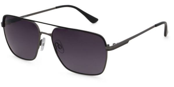 Sluneční brýle HIS model 44107, barva obruby šedá mat černá, čočka šedá polarizovaná, kód barevné varianty 2. 
