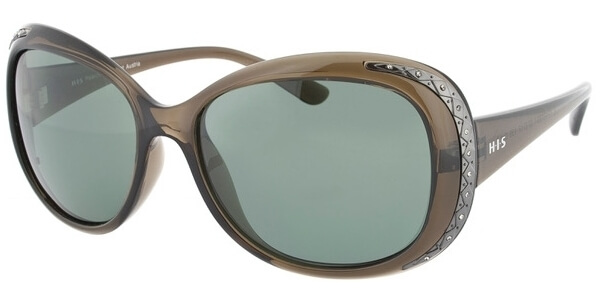 Sluneční brýle HIS model 48133, barva obruby hnědá lesk, čočka hnědá polarizovaná, kód barevné varianty 1. 