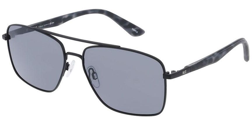 Sluneční brýle HIS model 54102, barva obruby černá lesk šedá, čočka šedá polarizovaná, kód barevné varianty 3. 