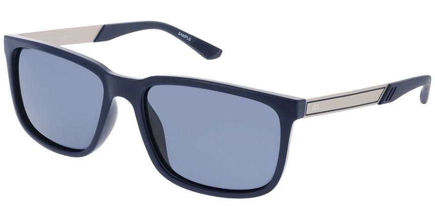 Sluneční brýle HIS model 58104, barva obruby modrá lesk šedá, čočka modrá gradál polarizovaná, kód barevné varianty 2. 