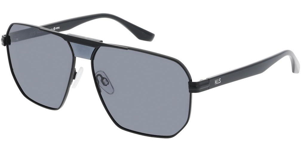 Sluneční brýle HIS model 64100, barva obruby černá lesk, čočka šedá polarizovaná, kód barevné varianty 1. 