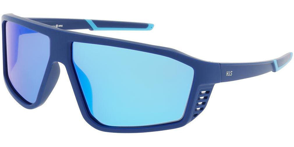 Sluneční brýle HIS model MPG Austria, barva obruby modrá mat, čočka modrá zrcadlo polarizovaná, kód barevné varianty 3. 