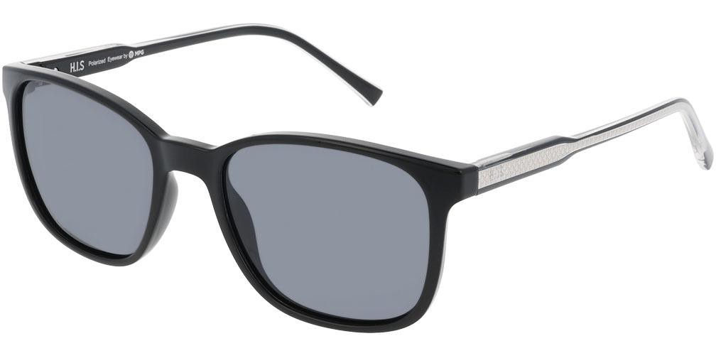 Sluneční brýle HIS model MPG Austria, barva obruby černá lesk, čočka šedá polarizovaná, kód barevné varianty 2. 