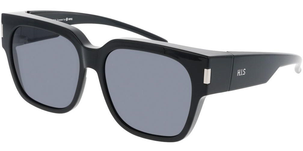 Sluneční brýle HIS model 69100, barva obruby černá lesk, čočka šedá polarizovaná, kód barevné varianty 1. 