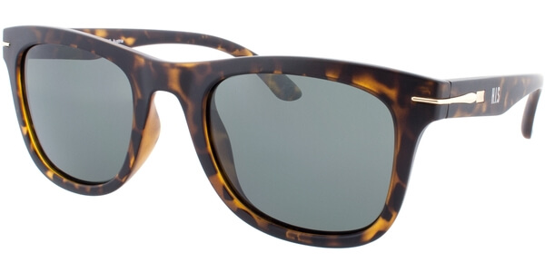 Sluneční brýle HIS model 78100, barva obruby hnědá mat zlatá, čočka zelená polarizovaná, kód barevné varianty 2. 