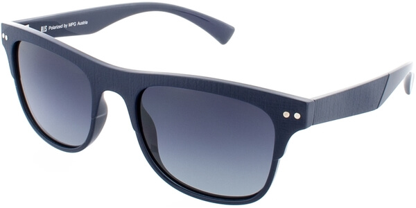 Sluneční brýle HIS model 78125, barva obruby modrá mat, čočka modrá gradál polarizovaná, kód barevné varianty 2. 