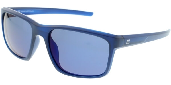 Sluneční brýle HIS model 87100, barva obruby modrá mat, čočka modrá zrcadlo polarizovaná, kód barevné varianty 3. 