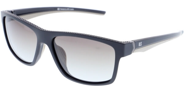 Sluneční brýle HIS model 87103, barva obruby černá mat béžová, čočka hnědá gradál polarizovaná, kód barevné varianty 3. 