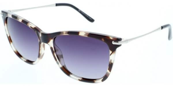 Sluneční brýle HIS model 88104, barva obruby hnědá lesk béžová, čočka fialová gradál polarizovaná, kód barevné varianty 4. 