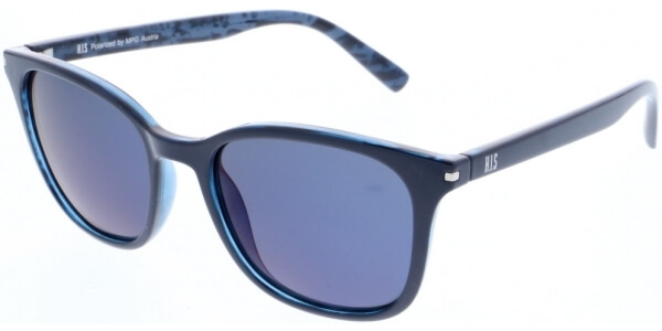 Sluneční brýle HIS model , barva obruby modrá lesk, čočka modrá zrcadlo polarizovaná, kód barevné varianty 2. 