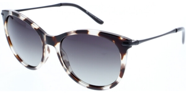 Sluneční brýle HIS model 88121, barva obruby hnědá lesk čirá, čočka fialová gradál polarizovaná, kód barevné varianty 2. 