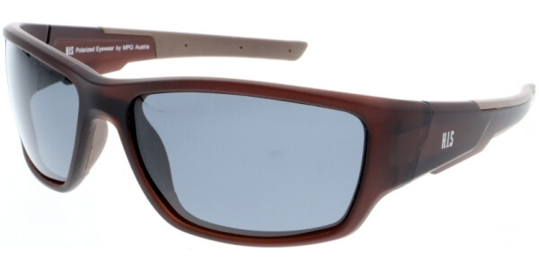 Sluneční brýle HIS model 97104, barva obruby hnědá mat, čočka hnědá polarizovaná, kód barevné varianty 4. 