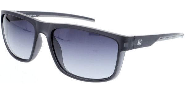 Sluneční brýle HIS model 97107, barva obruby černá mat, čočka šedá gradál polarizovaná, kód barevné varianty 1. 