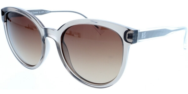 Sluneční brýle HIS model 98104, barva obruby hnědá lesk čirá, čočka hnědá gradál polarizovaná, kód barevné varianty 2. 