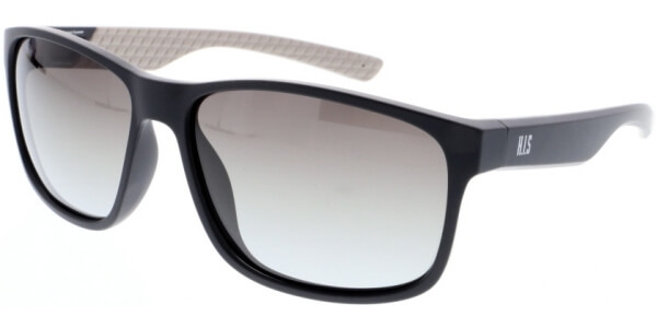 Sluneční brýle HIS model 98112, barva obruby černá mat béžová, čočka hnědá gradál polarizovaná, kód barevné varianty 2. 