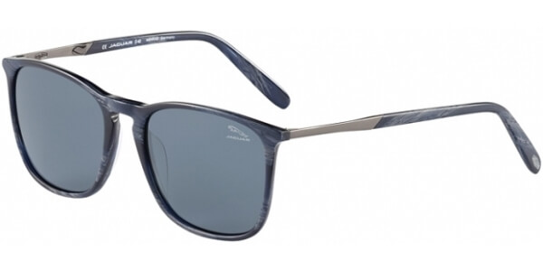 Sluneční brýle Jaguar model 37274, barva obruby modrá mat černá, čočka šedá polarizovaná, kód barevné varianty 6808. 