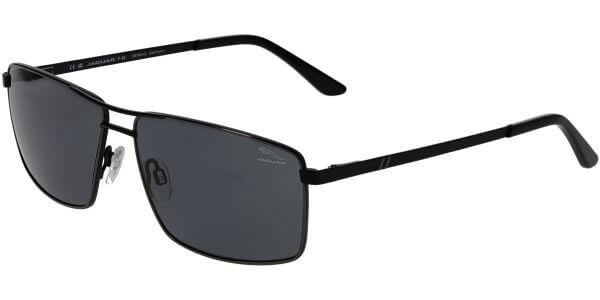 Sluneční brýle Jaguar model 37363, barva obruby černá lesk, čočka šedá, kód barevné varianty 6100. 