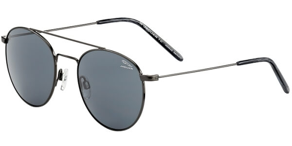 Sluneční brýle Jaguar model 37455, barva obruby černá lesk, čočka šedá, kód barevné varianty 4200. 