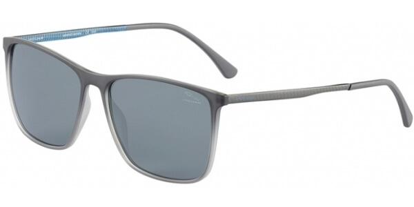 Sluneční brýle Jaguar model 37612, barva obruby šedá mat, čočka šedá polarizovaná, kód barevné varianty 6500. 