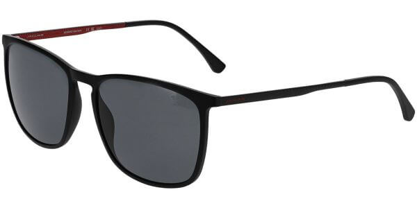 Sluneční brýle Jaguar model 37618, barva obruby černá mat červená, čočka šedá, kód barevné varianty 6100. 