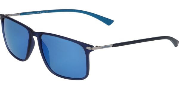 Sluneční brýle Jaguar model 37620, barva obruby modrá mat černá, čočka modrá zrcadlo, kód barevné varianty 3100. 