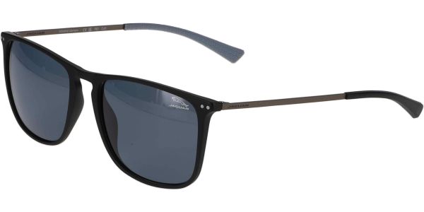 Sluneční brýle Jaguar model 37622, barva obruby černá mat šedá, čočka šedá polarizovaná, kód barevné varianty 6100. 