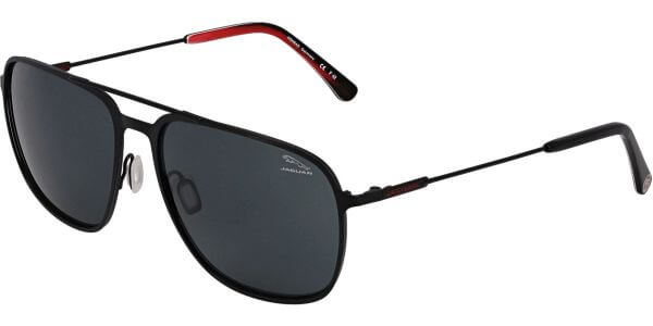 Sluneční brýle Jaguar model 37815, barva obruby černá mat, čočka šedá, kód barevné varianty 6100. 