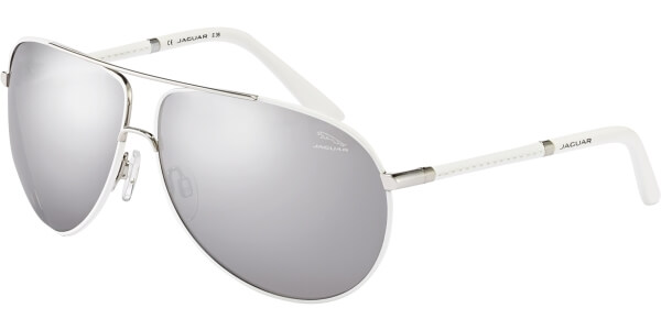 Sluneční brýle Jaguar model 37901, barva obruby bílá lesk, kód barevné varianty 150. 