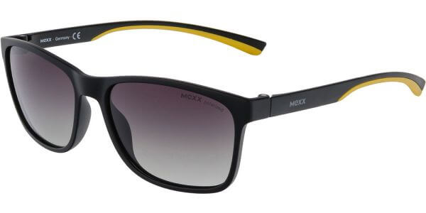 Sluneční brýle MEXX model 6490, barva obruby černá mat, čočka šedá gradál polarizovaná, kód barevné varianty 301. 