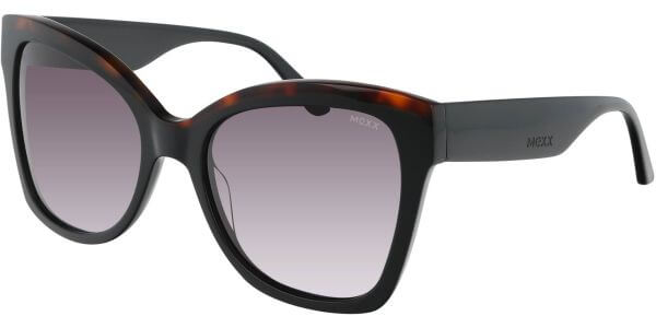 Sluneční brýle MEXX model 6511, barva obruby černá lesk hnědá, čočka fialová gradál, kód barevné varianty 100. 