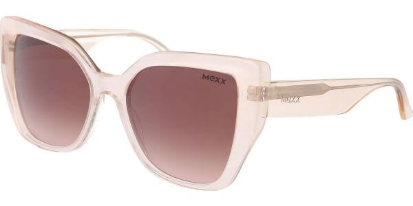 Sluneční brýle MEXX model 6512, barva obruby růžová lesk béžová, čočka hnědá gradál, kód barevné varianty 200. 