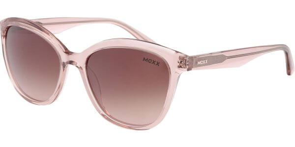 Sluneční brýle MEXX model 6519, barva obruby růžová lesk, čočka hnědá gradál, kód barevné varianty 200. 