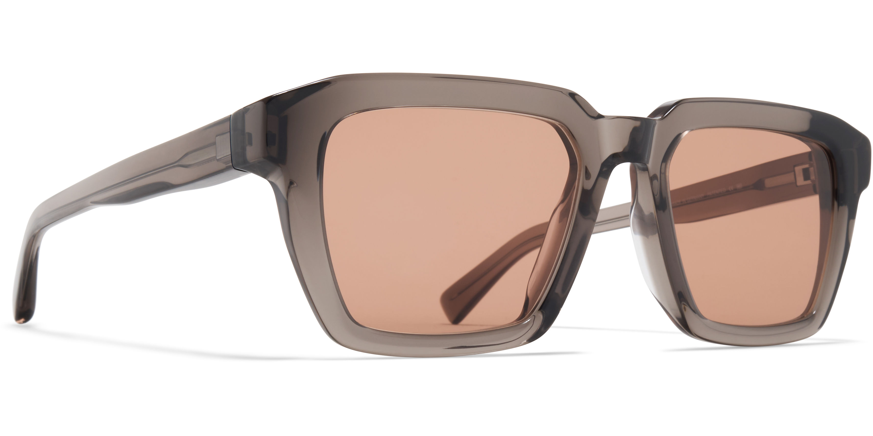 Sluneční brýle MYKITA model SOMA, barva obruby šedá lesk, čočka hnědá, kód barevné varianty 159. 