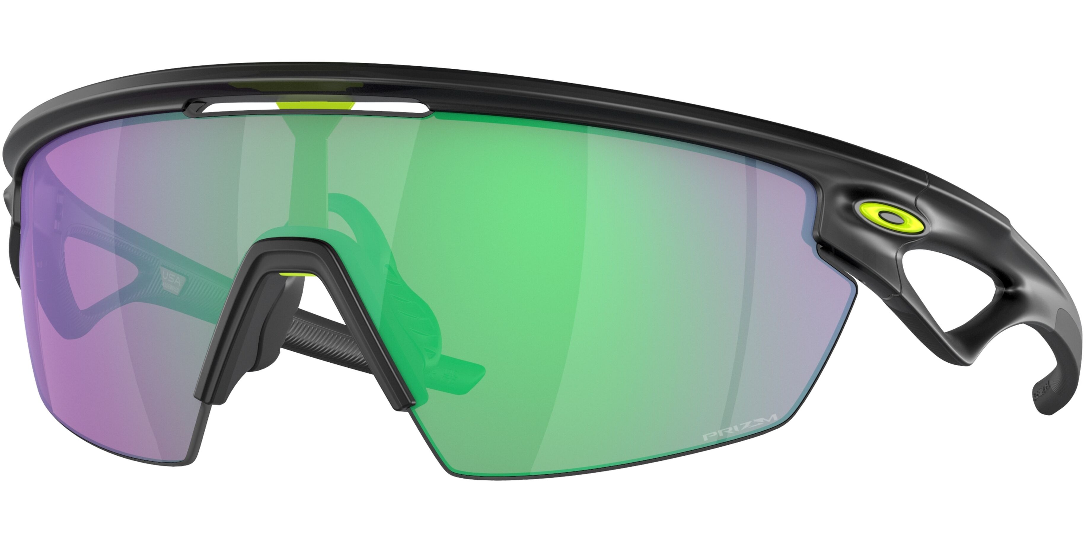 Sluneční brýle Oakley model 9403, barva obruby černá mat, čočka zelená zrcadlo, kód barevné varianty 940308. 