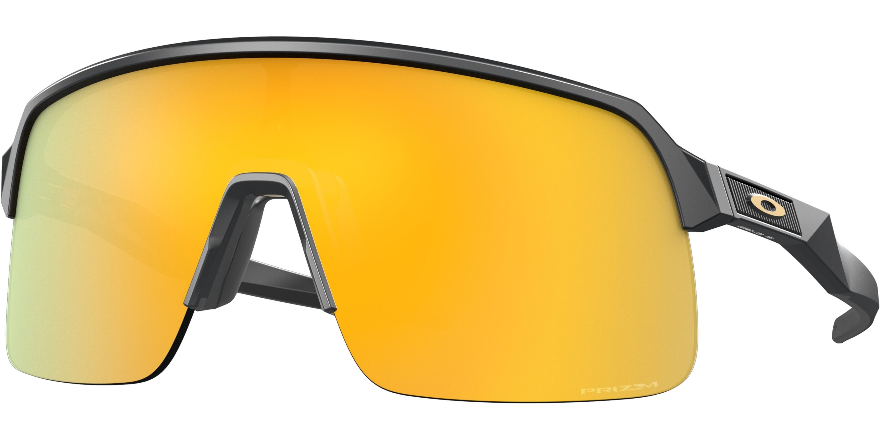 Sluneční brýle Oakley model 9463, barva obruby šedá mat, čočka žlutá zrcadlo polarizovaná, kód barevné varianty 946313. 