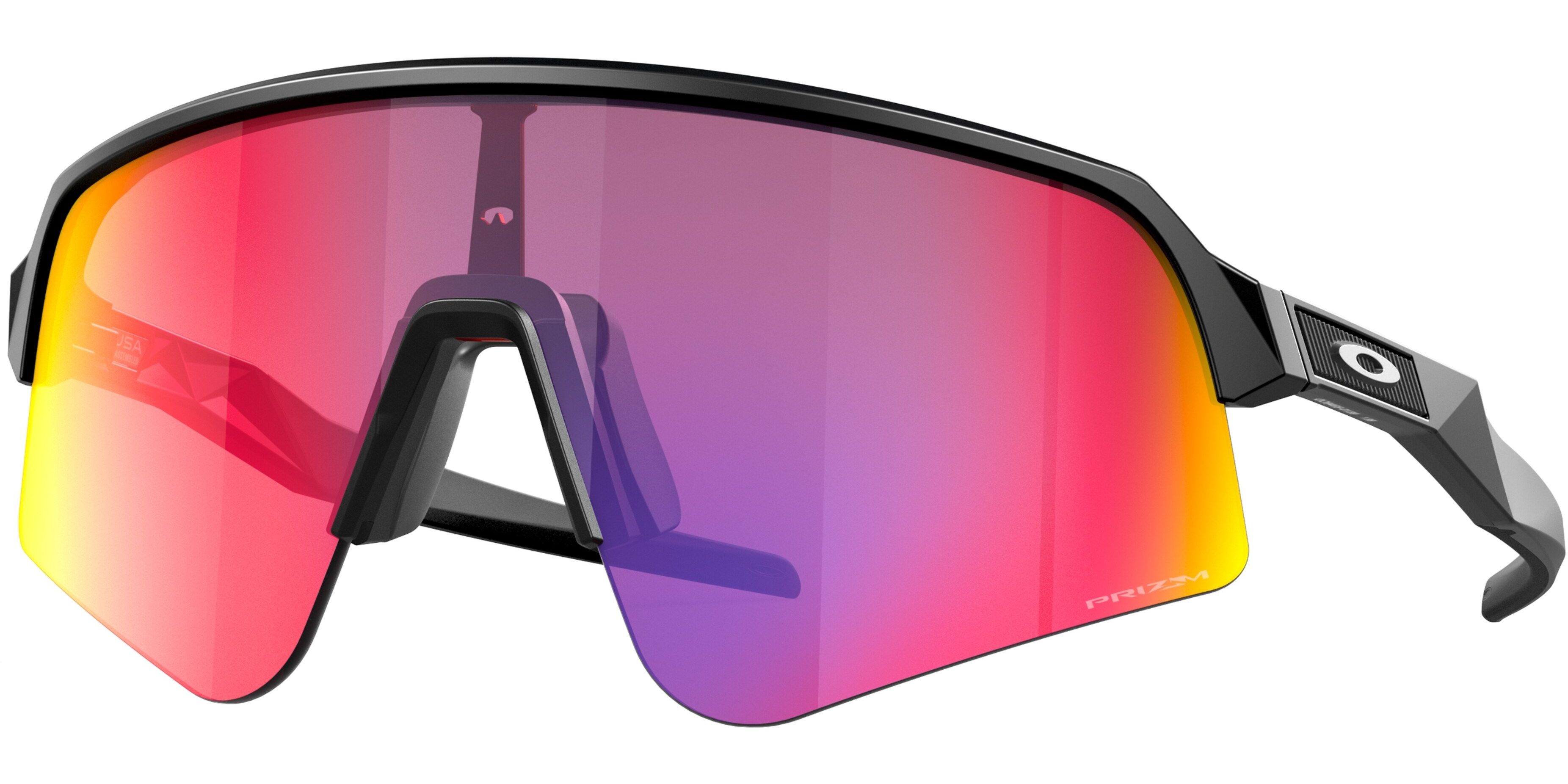 Sluneční brýle Oakley model 9465, barva obruby černá mat, čočka fialová zrcadlo polarizovaná, kód barevné varianty 946501. 