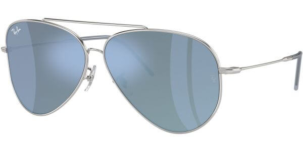 Sluneční brýle Ray-Ban® model 0101S, barva obruby stříbrná lesk, čočka modrá zrcadlo, kód barevné varianty 003GA. 