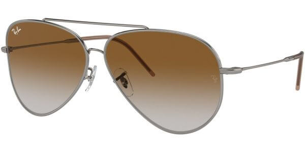 Sluneční brýle Ray-Ban® model 0101S, barva obruby šedá lesk, čočka hnědá gradál, kód barevné varianty 004CB. 