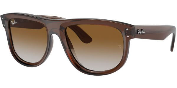 Sluneční brýle Ray-Ban® model 0501S, barva obruby hnědá lesk čirá, čočka hnědá gradál, kód barevné varianty 6709CB. 