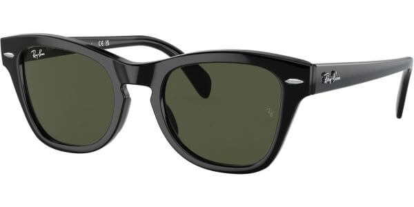 Sluneční brýle Ray-Ban® model 0707S, barva obruby černá lesk, čočka zelená, kód barevné varianty 90131. 
