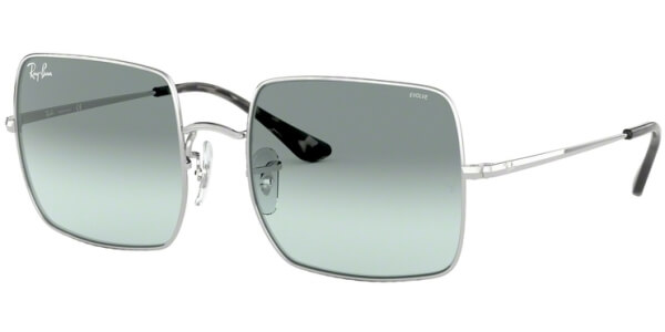 Sluneční brýle Ray-Ban® model 1971, barva obruby stříbrná lesk, čočka modrá gradál, kód barevné varianty 9149AD. 