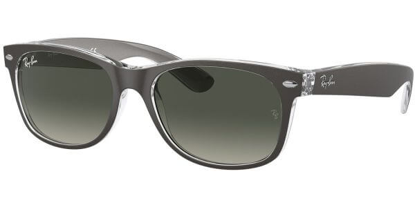 Sluneční brýle Ray-Ban® model 2132, barva obruby šedá mat čirá, čočka šedá gradál, kód barevné varianty 614371. 