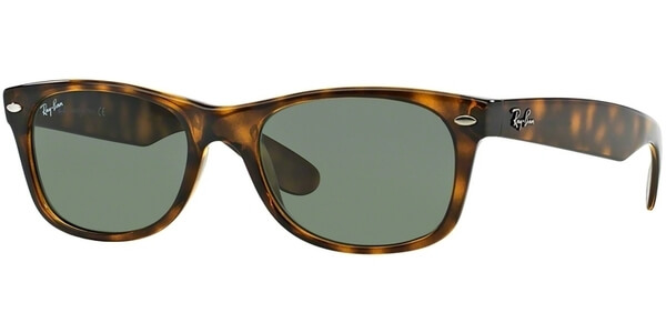 Sluneční brýle Ray-Ban® model 2132, barva obruby hnědá lesk, čočka zelená, kód barevné varianty 902L. 