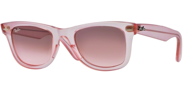 Sluneční brýle Ray-Ban® model 2140, barva obruby růžová, čočka šedá, kód barevné varianty 6057X3. 