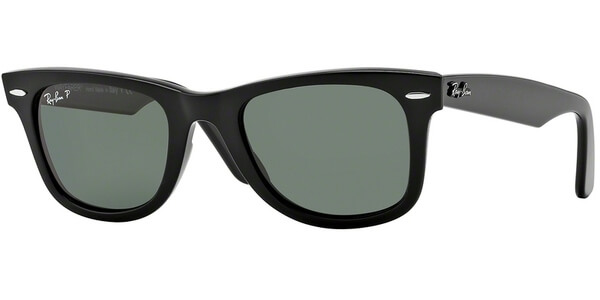 Sluneční brýle Ray-Ban® model 2140, barva obruby černá lesk, čočka zelená polarizovaná, kód barevné varianty 90158. 