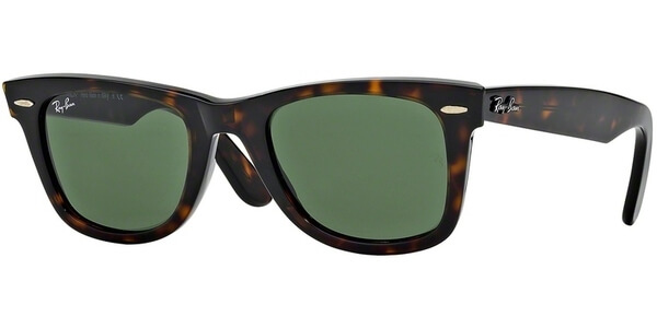 Sluneční brýle Ray-Ban® model 2140, barva obruby hnědá lesk, čočka zelená, kód barevné varianty 902. 