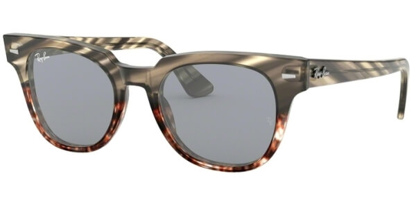 Sluneční brýle Ray-Ban® model 2168, barva obruby šedá lesk hnědá, čočka modrá zrcadlo, kód barevné varianty 1254Y5. 